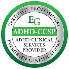 ADHD Clinical Services Provider certification badge